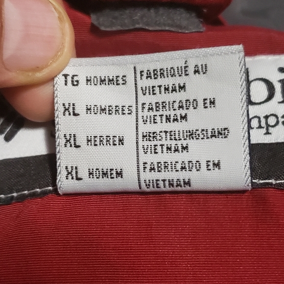 Columbia Sportswear Men’s Red Hooded Ski Coat Jacket Size XLarge - Picture 4 of 14